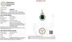 Hanger - 18 karaat Geel goud - 1.86ct. tw. Smaragd - Diamant