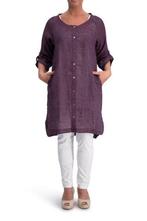 Blouse Gaya Ophilia linen maat 46, Kleding | Dames, Verzenden, Nieuw