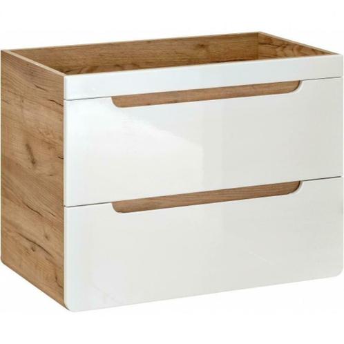 Sanifun badkamermeubel Aruba White 800-1, Huis en Inrichting, Badkamer | Badkamermeubels, 25 tot 50 cm, Nieuw, (Half)hoge kast