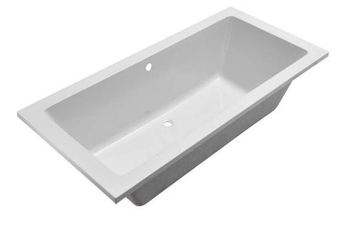 Santino SQ inbouw ligbad 180 80 49 cm wit DUO, Huis en Inrichting, Badkamer | Badkamermeubels, Ophalen of Verzenden