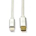 USB C naar Lightning kabel | 1 meter (Nylon, Aluminium), Nieuw, Verzenden