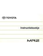 1990 TOYOTA MR2 INSTRUCTIEBOEKJE NEDERLANDS, Auto diversen, Handleidingen en Instructieboekjes