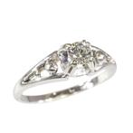 Ring - 18 karaat Witgoud - 0.25ct. tw. Diamant (Natuurlijk), Nieuw