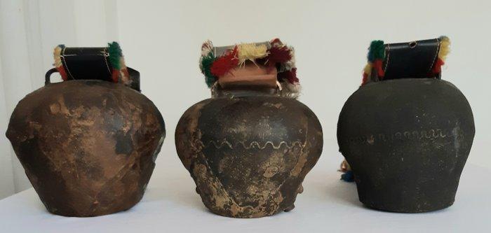 Decoratieve bel - Zwitserland - 3 Grote Koebellen, Antiek en Kunst, Curiosa en Brocante