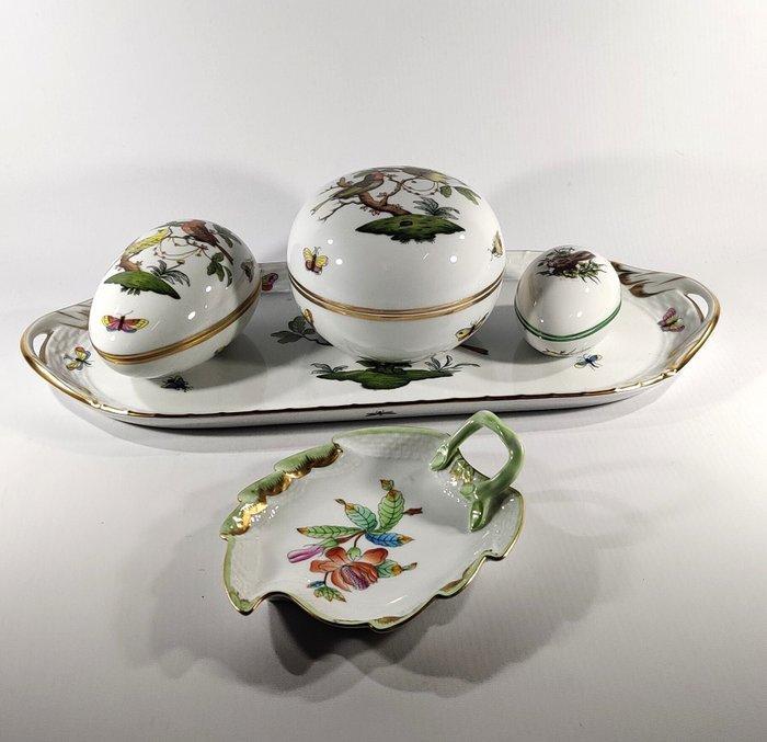 Herend - Herend - Dienblad - lot van 5 stuks - Keramiek, Antiek en Kunst, Antiek | Glaswerk en Kristal