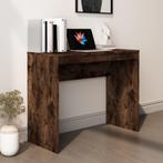 vidaXL Bureau 90x40x72 cm bewerkt hout gerookt eikenkleurig, Huis en Inrichting, Bureaus, Verzenden, Nieuw