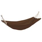 vidaXL Hangmat Cariben 260 x 150 cm (bruin), Tuin en Terras, Verzenden, Nieuw