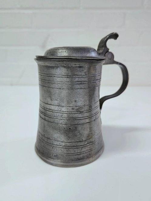 1780-1820 - Kroes - Zilverkleurig - Zweedse Bierpul, Antiek en Kunst, Antiek | Overige Antiek