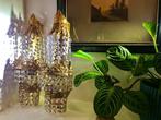 BJB Nederland - Wandlamp (2) - Messing, Kristal - Kristallen, Antiek en Kunst