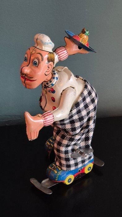 TPS - Blikken speelgoed - Chef/Cook On Roller Skates,, Antiek en Kunst, Antiek | Speelgoed