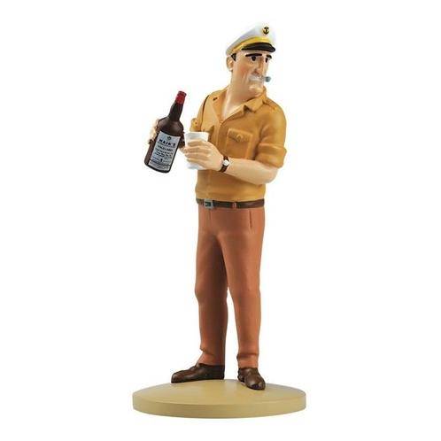 Kuifje Beeldje Allan met Whiskey 15 cm, Verzamelen, Stripfiguren, Ophalen of Verzenden