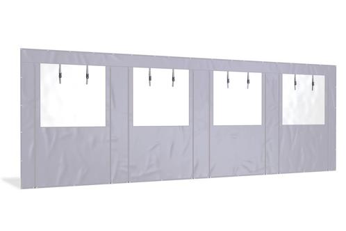 Overkapping zijwand PVC  | 8 meter breed |  250cm hoog |, Tuin en Terras, Partytenten, Partytent, Nieuw, Verzenden