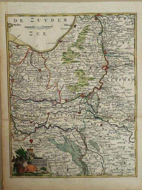 Nederland - Gelderland; Hendrik de Leth - Duché de Gueldre -, Boeken, Atlassen en Landkaarten