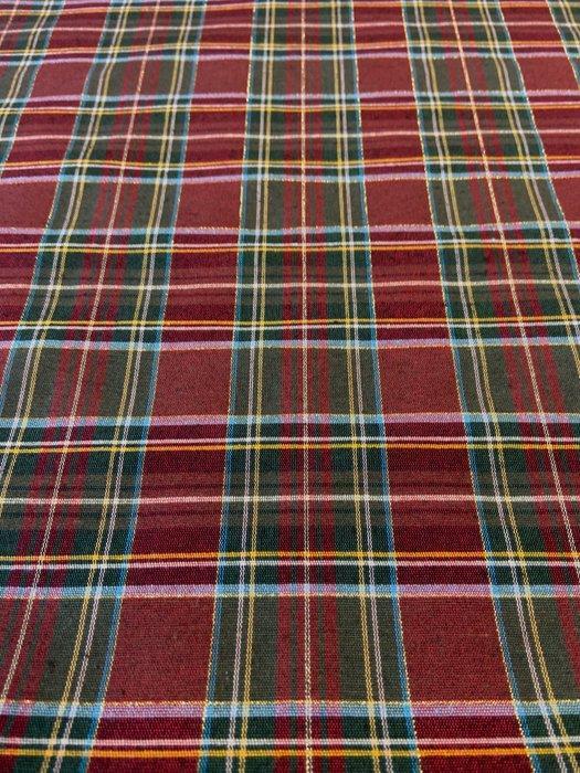 Exclusief Schots tartan stof, gekleurd in draad,, Antiek en Kunst, Antiek | Tapijten, Tafelkleden en Textiel