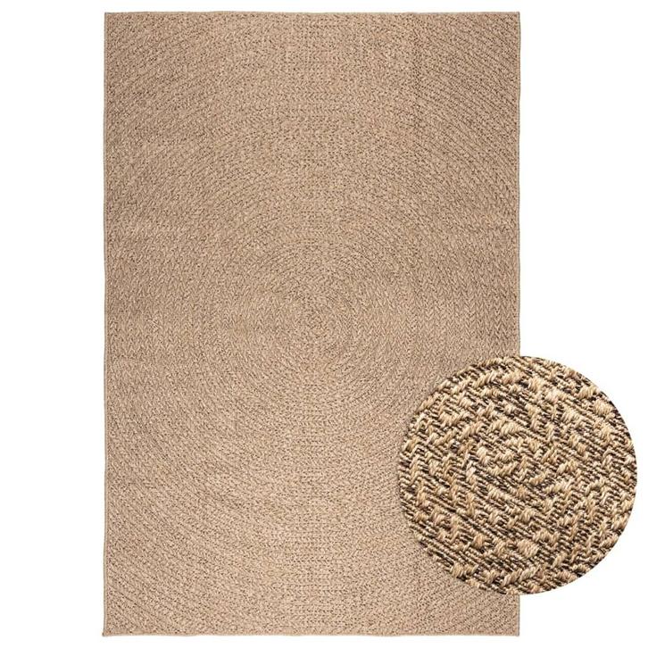vidaXL Vloerkleed ZIZUR binnen en buiten 200x290 cm jute, Maison & Meubles, Ameublement | Tapis & Moquettes, Envoi