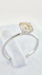 Ring - 14 karaat Witgoud - 0.94ct. tw. Bruin Diamant, Bijoux, Sacs & Beauté, Bagues