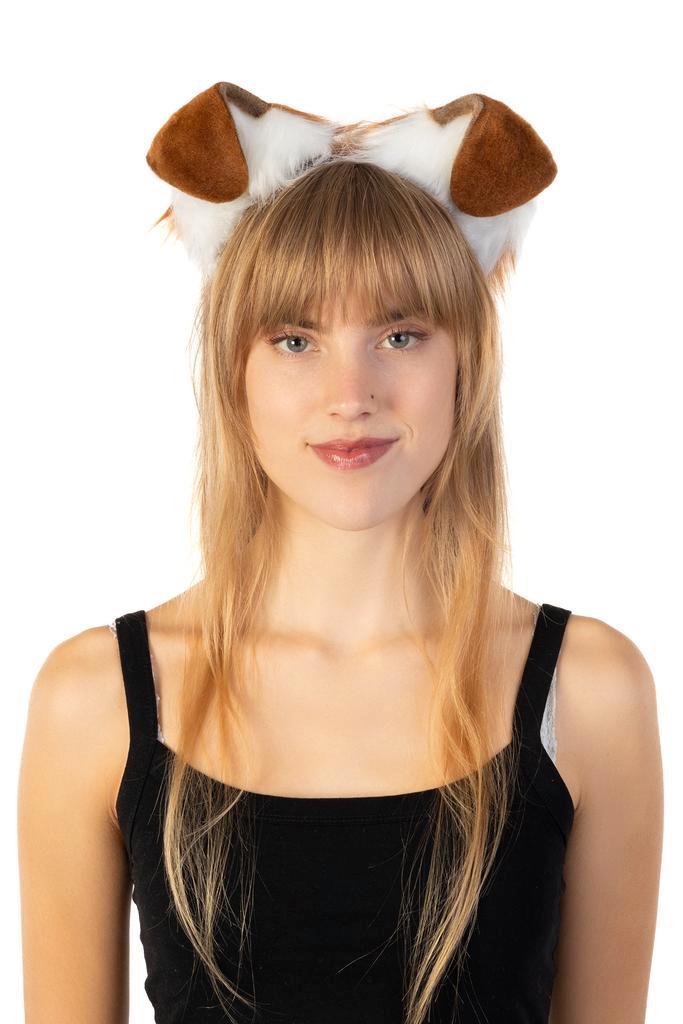 Haarband Furry Hondenoortjes Bruin Wit Hond Diadeem Dons Die, Vêtements | Femmes, Costumes de carnaval & Vêtements de fête, Enlèvement ou Envoi