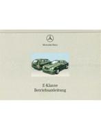 2000 MERCEDES BENZ E KLASSE HARDCOVER INSTRUCTIEBOEKJE