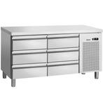 Koelwerkbank | 280L | 6 Laden (1/1 GN) | 0°C/+10°C |, Verzenden