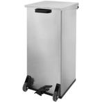 Pedaalemmer | CARRO | RVS | 110L | Klapdeksel | HACCP |, Verzenden