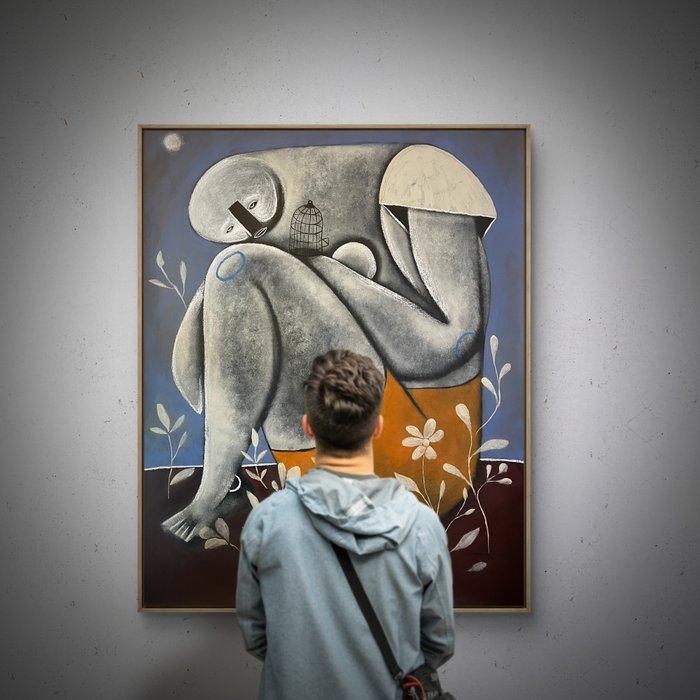 HÄKKI - After Release- XL - No Reserve, Antiek en Kunst, Kunst | Schilderijen | Modern