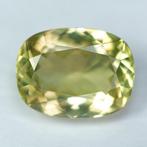 1 pcs Geel, Groen, Bruin, Paars Diaspoor - 5.53 ct -