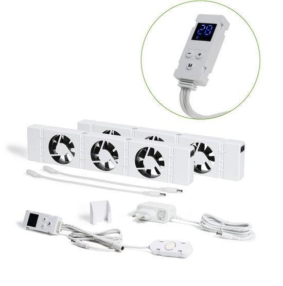 2dekans | SpeedComfort Radiator Ventilator met Control, Doe-het-zelf en Bouw, Verwarming en Radiatoren, Ophalen of Verzenden