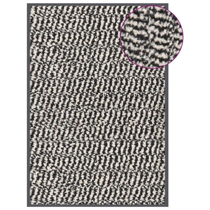 vidaXL Deurmat getuft 40x60 cm lichtbruin, Tuin en Terras, Deurmatten, Nieuw, Verzenden