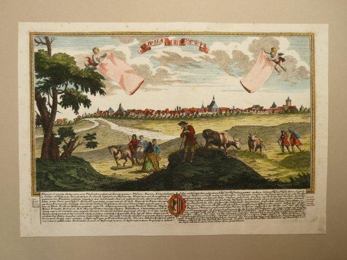 Europa - Duitsland / Leipzig; Johann Friedrich Leopold -, Boeken, Atlassen en Landkaarten