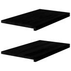 vidaXL Vensterbanken 2 st 70x40x2 cm massief eikenhout, Doe-het-zelf en Bouw, Verzenden, Nieuw