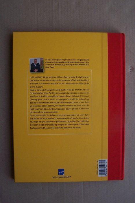Tintin Hergé - 25 Timbres à la une. - n°559/7000 - 1 Album -, Livres, BD