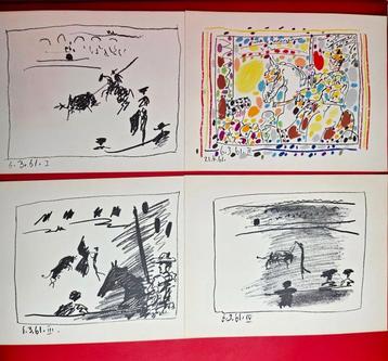 Pablo Picasso (1881-1973) - Complete Set of 4 Original beschikbaar voor biedingen