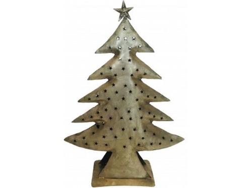 Veiling - Xmas tree antique gold H66cm (6x), Diversen, Kerst