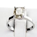 Zonder minimumprijs - Verlovingsring - 14 karaat Witgoud -