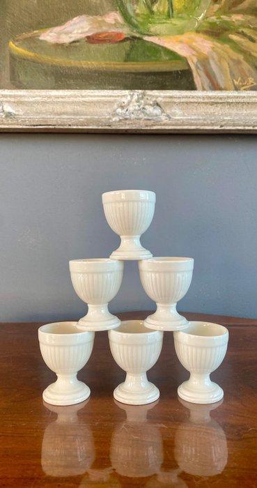 Wedgwood - Eetservies (6) - Edme - Queens Ware - Eierdopjes, Antiek en Kunst, Antiek | Meubels | Tafels