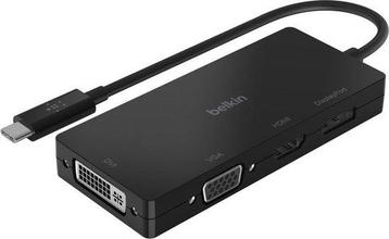 USB-C multipoort videoadapter (HDMI, VGA, Displayport, DV...