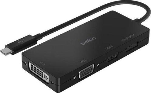 USB-C multipoort videoadapter (HDMI, VGA, Displayport, DV..., Computers en Software, Pc- en Netwerkkabels, Nieuw, Verzenden
