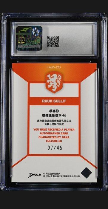 2024 DAKA Netherlands National Team Ruud Gullit Gesigneerde, Verzamelen, Stickers