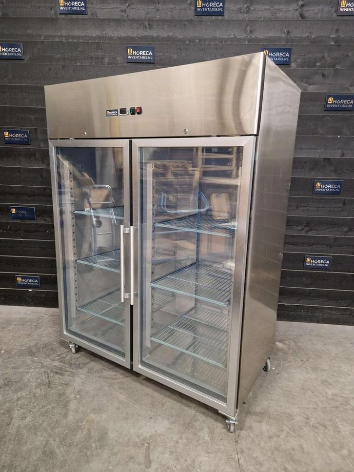 Vrieskast | Maxima | dubbeldeurs | glazendeuren | 1400 liter, Zakelijke goederen, Horeca | Meubilair en Inrichting, Gebruikt