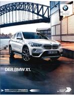 2016 BMW X1 BROCHURE DUITS, Livres