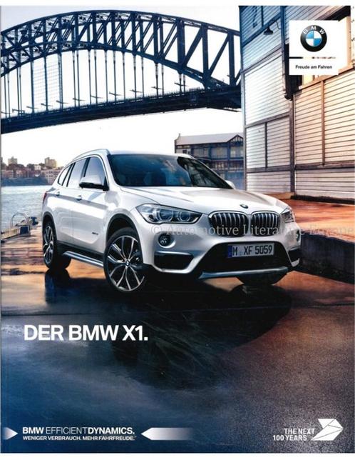 2016 BMW X1 BROCHURE DUITS, Livres, Autos | Brochures & Magazines