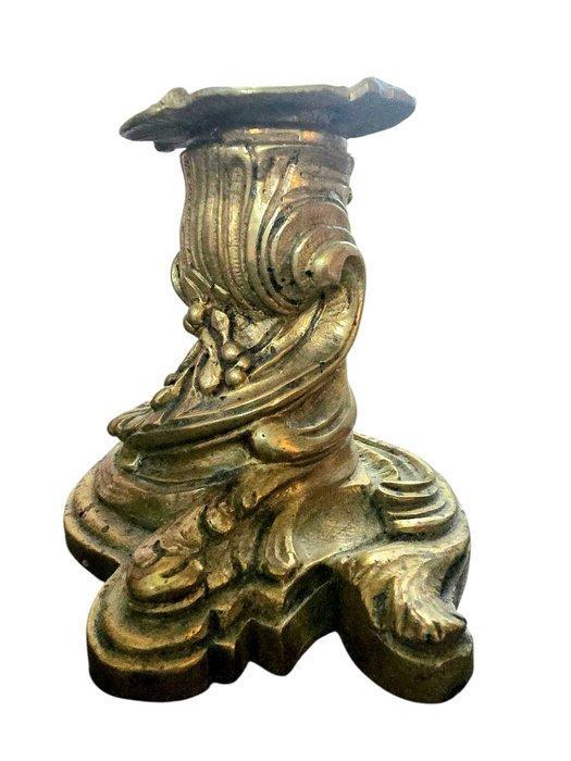 Taperstick (kleine blaker met een dunne pijp) (2) - Brons -, Antiek en Kunst, Curiosa en Brocante