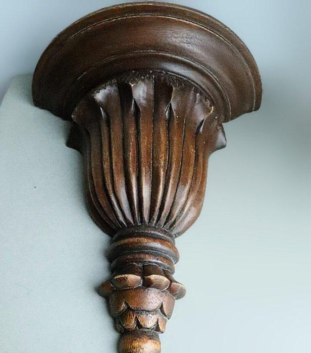 Wandrek - hard hout - console/wandbeugel, Antiek en Kunst, Curiosa en Brocante