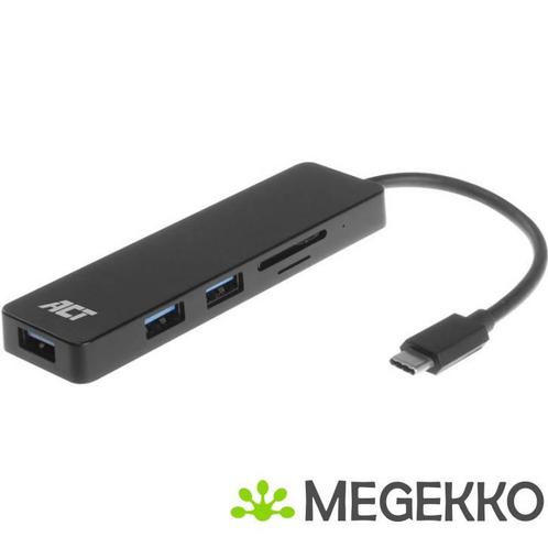 ACT USB-C Hub 3x USB-A, cardreader, Informatique & Logiciels, Clés USB, Envoi