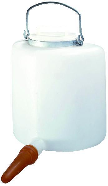 ZUIGFL. KALF 6L HALFROND HANDV+DEKSEL (Werktuigen), Zakelijke goederen, Landbouw | Werktuigen, Ophalen of Verzenden