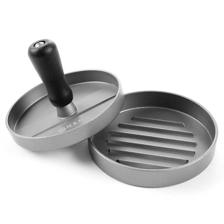 Hamburgerpers | Aluminium (Antiaanbaklaag) | Binnenmaat, Zakelijke goederen, Horeca | Keukenapparatuur, Nieuw in verpakking, Verzenden