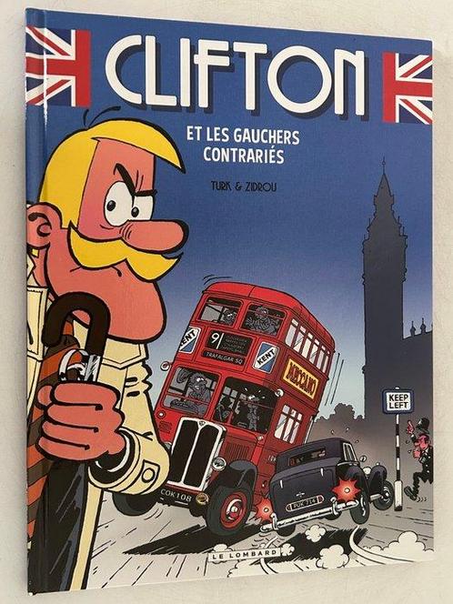 Clifton T22 - Clifton et les gauchers contrariés + dédicace, Boeken, Stripverhalen