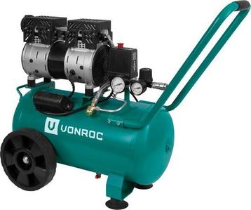 VONROC PRO Stille Compressor - Olievrij - 750W - 1PK - 128, Ophalen of Verzenden