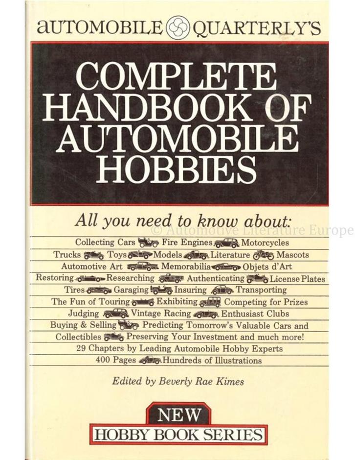 AUTOMOBILE QUARTERLYS COMPLETE HANDBOOK OF AUTOMOBILE, Boeken, Auto's | Boeken