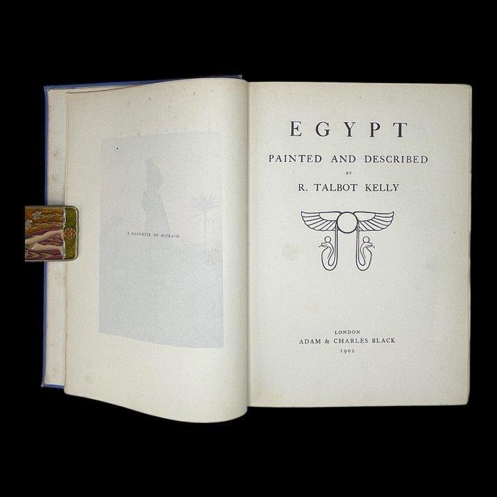 Talbot Kelly - Egypt Painted and Described - 1902, Antiek en Kunst, Antiek | Boeken en Manuscripten